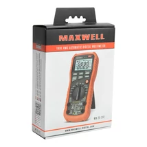 Maxwell digitális multiméter automatikus méréshatárral + tranzisztor méréssel 25312 