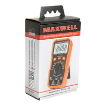 Maxwell digitális multiméter elem teszterrel + munkalámpa funkcióval 25222 