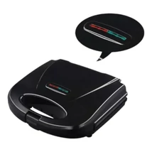 Melegszendvics sütő arcformákkal 750W fekete DA01088