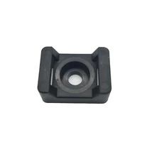 Nedes kábelkötözőhöz nyereg max 4,8mm fekete 100db/cs