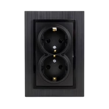 Olbia Electric TITAN 2x2P+F dugalj kerettel fekete BS-TN.S2