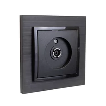 Olbia Electric TITAN TV aljzat végzáró kerettel fekete BS-TN.TV