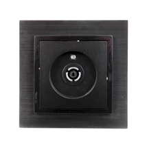 Olbia Electric TITAN TV aljzat végzáró kerettel fekete BS-TN.TV