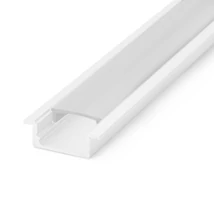 Opál PVC búra 41011A1 süllyeszthető alumínium LED profilhoz 1m (csak búra) 41011M1