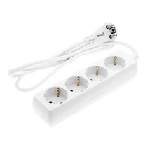 Optonica 4-es elosztó 1,5m hosszabbító kábel 16A fehér 7603