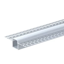 Optonica alumínium LED profil gipszkartonba süllyeszthető opál búrával 2m 5162