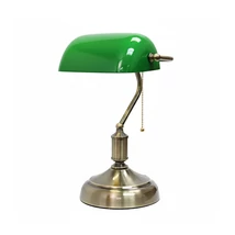 Optonica banklámpa zöld búrával bronz 150cm 1xE27 IP20 260