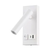 Optonica fali LED olvasólámpa téglalap fehér 8W 700lm 4200K USB-A USB-C 7592
