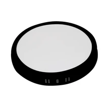 Optonica falon kívüli LED panel kerek 12W 840lm CCT fekete IP20 12930