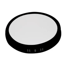 Optonica falon kívüli LED panel kerek 18W 1260lm CCT fekete IP20 12931