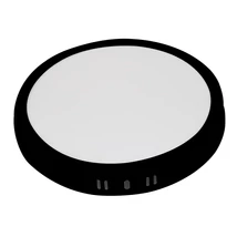 Optonica falon kívüli LED panel kerek 24W 1680lm CCT fekete IP20 12932