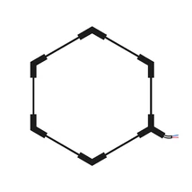 Optonica hexagon LED lámpa rendszer 1 modul 42W 5040lm 6000K 16801