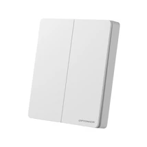 Optonica kinetikus vezeték nélküli kapcsoló + vezérlő fehér 2 körös 7653