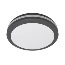 Optonica kültéri LED mennyezeti lámpa mozgásérzékelős 20W 1900lm CCT fekete IP65 2827