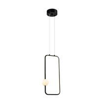 Optonica LED függeszték 15W 1200lm 3000K fekete IP20 19048