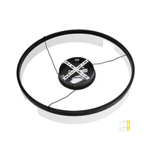 Optonica LED függeszték 23W 1840lm 3000K fekete IP20 19051