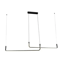 Optonica LED függeszték 25W 2000lm 3000K fekete IP20 19041