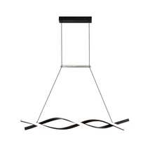 Optonica LED függeszték 28W 2240lm 3000K fekete IP20 19038