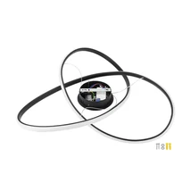 Optonica LED függeszték 30W 2400lm 3000K fekete IP20 19042
