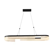 Optonica LED függeszték 30W 2400lm 3000K fekete IP20 19052