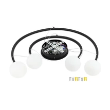 Optonica LED függeszték 36W 2880lm 3000K fekete IP20 19046