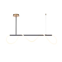 Optonica LED függeszték 36W 2880lm 3000K fekete IP20 19071