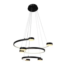Optonica LED függeszték 40W 3200lm 3000K fekete IP20 19065