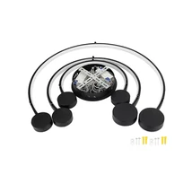 Optonica LED függeszték 40W 3200lm 3000K fekete IP20 19065