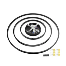 Optonica LED függeszték 70W 5600lm 3000K fekete IP20 19034