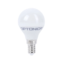 Optonica LED izzó kisgömb E14 5,5W 6000K hideg fehér 450lm G45 1401