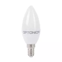 Optonica LED izzó gyertya E14 5,5W 6000K hideg fehér 450lm C37 1425