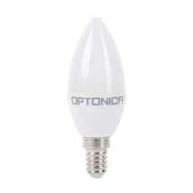 Optonica LED izzó gyertya E14 8W 2700K meleg fehér 710lm C37 1430