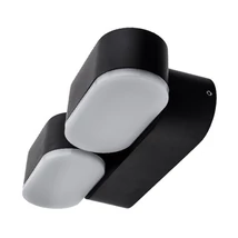 Optonica LED kültéri fali lámpa 12W 1320lm 4000K fekete forgatható IP54 7485
