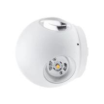 Optonica LED kültéri fali lámpa 4W 440lm 4000K fehér kerek 4LED IP54 7490