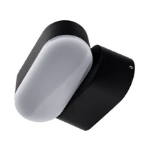 Optonica LED kültéri fali lámpa 6W 660lm 3000K fekete forgatható IP54 7476