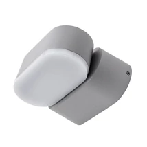 Optonica LED kültéri fali lámpa 6W 660lm 3000K szürke forgatható IP54 7477