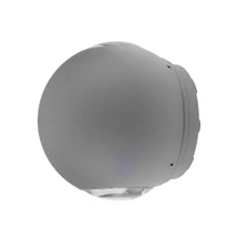 Optonica LED kültéri fali lámpa 6W 660lm 3000K szürke kerek 2LED IP54 7495