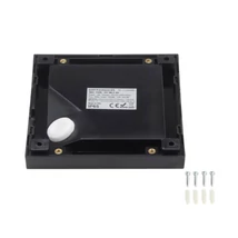 Optonica LED lépcsővilágító lámpa fekete 2W 80lm 3000K négyzet IP65 7509