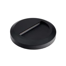 Optonica LED lépcsővilágító lámpa fekete 2W 80lm 4200K kerek IP65 7504