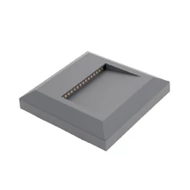 Optonica LED lépcsővilágító lámpa szürke 2W 80lm 4200K négyzet IP65 7514