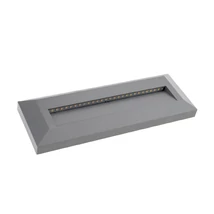 Optonica LED lépcsővilágító lámpa szürke 3W 100lm 4200K téglalap IP65 7520