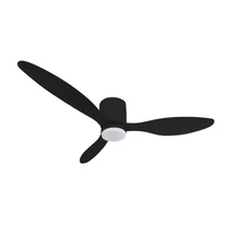 Optonica LED mennyezeti lámpa és ventilátor 18W 1440lm CCT fekete IP20 19114