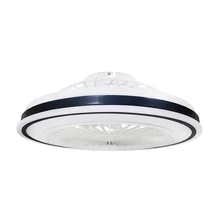Optonica LED mennyezeti lámpa és ventilátor 36W 2880lm CCT fekete IP20 19107