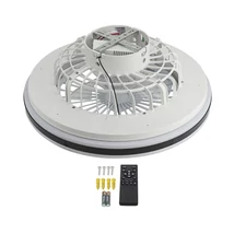 Optonica LED mennyezeti lámpa és ventilátor 36W 2880lm CCT fekete IP20 19107