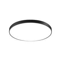 Optonica LED mennyezeti lámpa fekete 18W 1350lm 3000K meleg fehér 2902