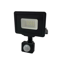 Optonica LED reflektor 10W WW+mozg. SMD fekete FL5943