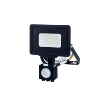 Optonica LED reflektor 10W WW+mozg. 70cm kábel fekete FL5954