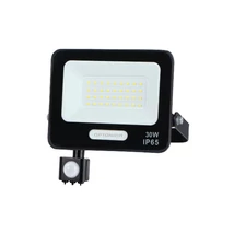 Optonica LED reflektor mozgásérzékelővel 30W 2700m 3000K fekete IP65 15856