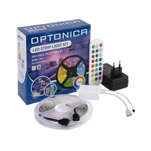 Optonica LED szalag szett RGB 12V 5m 8W/m 480 lm/m 60LED/m SMD5050 IP20 4322