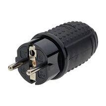 Optonica lengő dugvilla fekete 16A IP44 7631